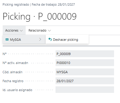Deshacer picking