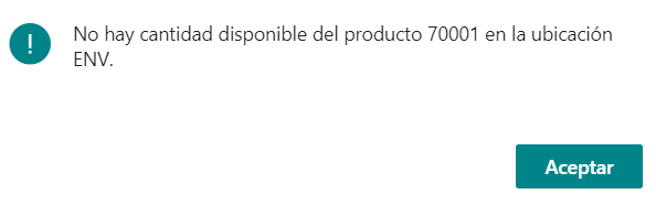 Error deshacer