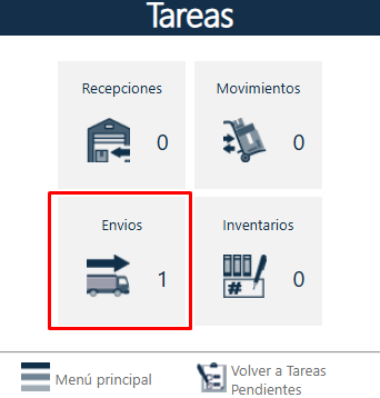 Tarea envío