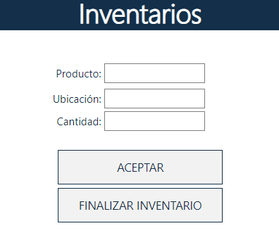 Inventario ciego
