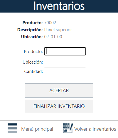 Inventario completo