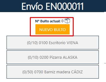 Nuevo bulto