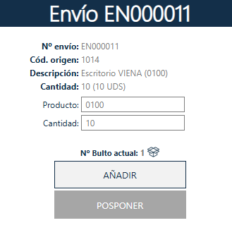 Selección productos