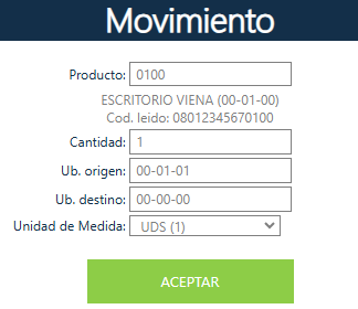 Cambio ubicación