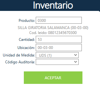 Inventario manual