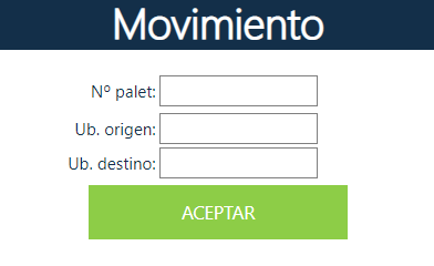 Mover palet