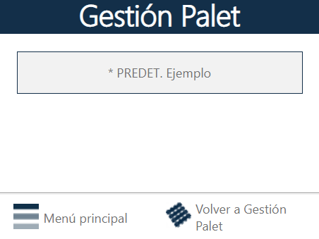 Lista inventarios palet