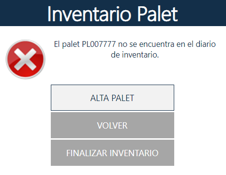 Alta palet nuevo