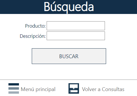 Pantalla de producto