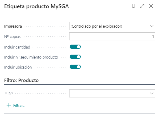 Etiqueta desde tarea